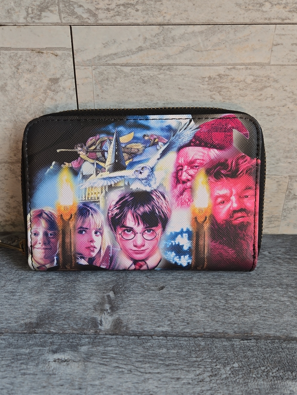 NWT Harry Potter Loungefly Wallet Hogwarts Full Zipper - Picture 6 of 10